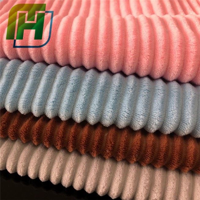 Print Minky Stripe Fleece Fabric