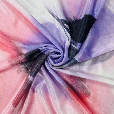 Printed stretch velvet fabric 1 Printed stretch velvet fabric 1